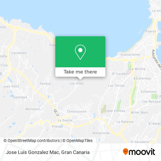 Jose Luis Gonzalez Mac map
