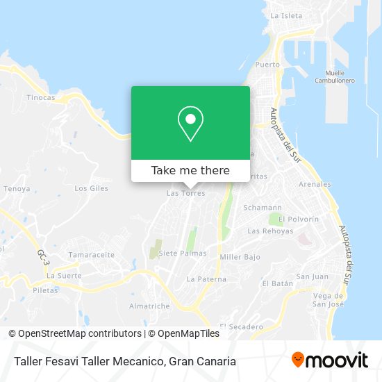 Taller Fesavi Taller Mecanico map