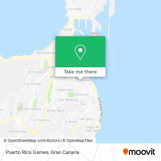 Puerto Rico Games map
