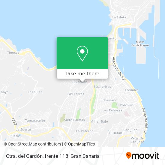 Ctra. del Cardón, frente 118 map