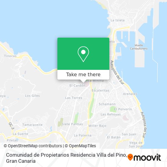 Comunidad de Propietarios Residencia Villa del Pino map