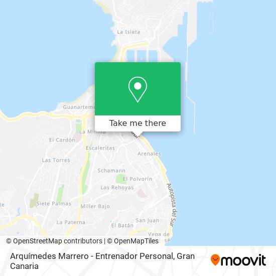 Arquímedes Marrero - Entrenador Personal map