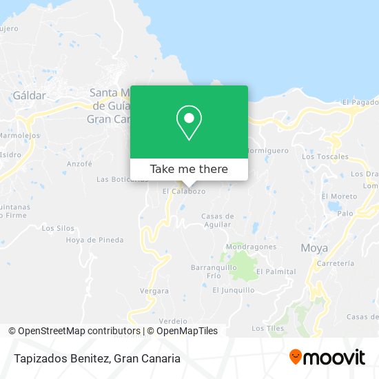 Tapizados Benitez map