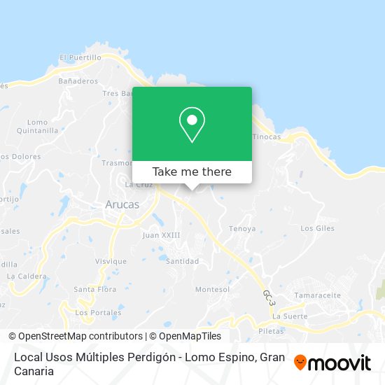 Local Usos Múltiples Perdigón - Lomo Espino map