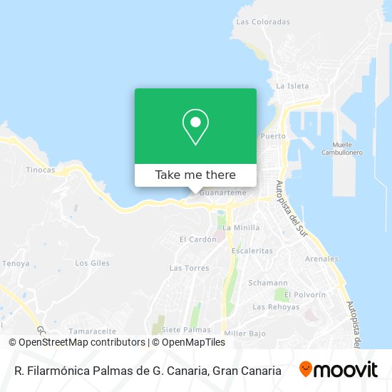 R. Filarmónica Palmas de G. Canaria map