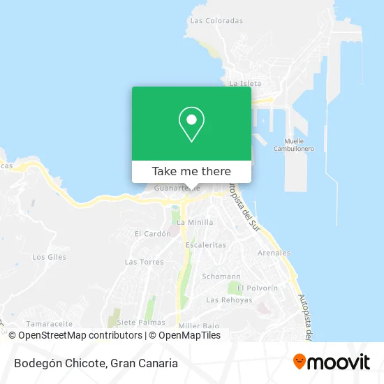 Bodegón Chicote map