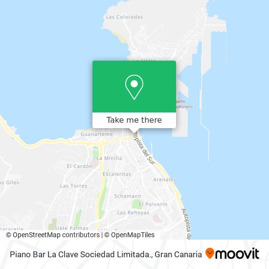 Piano Bar La Clave Sociedad Limitada. map