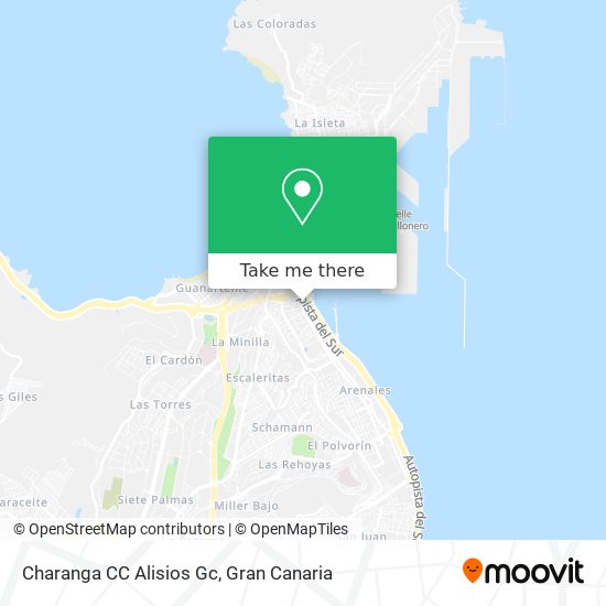 Charanga CC Alisios Gc map