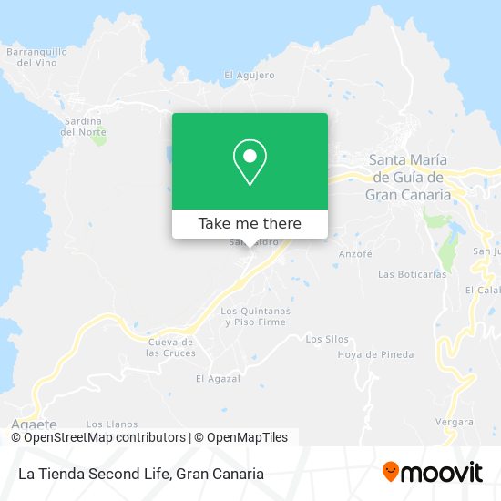 La Tienda Second Life map
