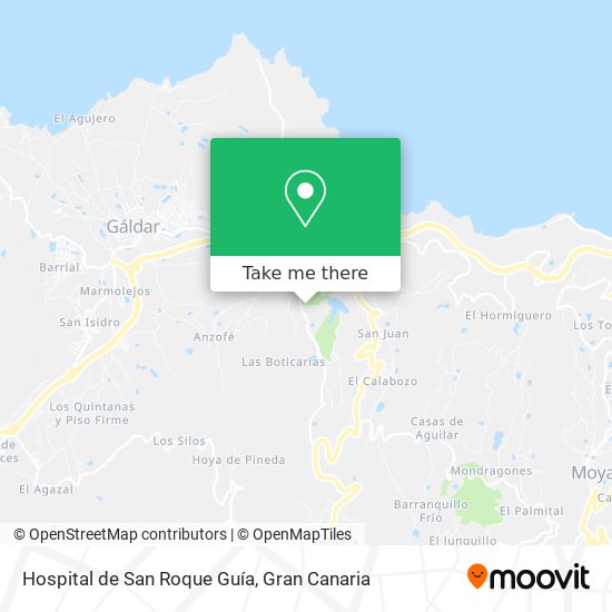 Hospital de San Roque Guía map
