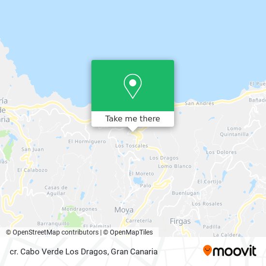 cr. Cabo Verde Los Dragos map