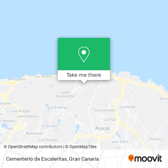 Cementerio de Escaleritas map