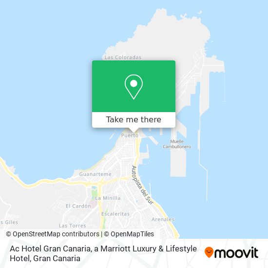 Ac Hotel Gran Canaria, a Marriott Luxury & Lifestyle Hotel map