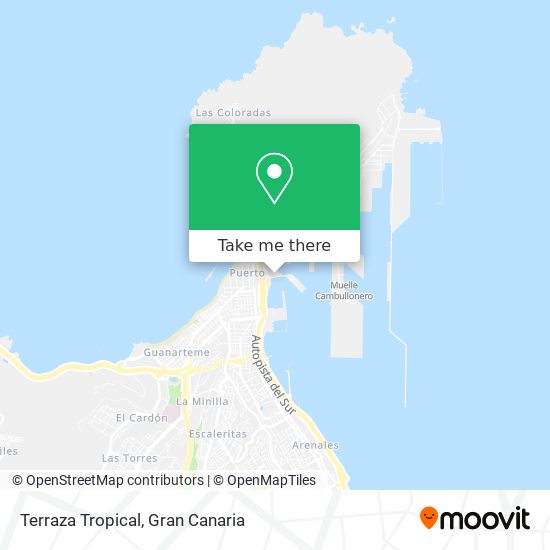 Terraza Tropical map