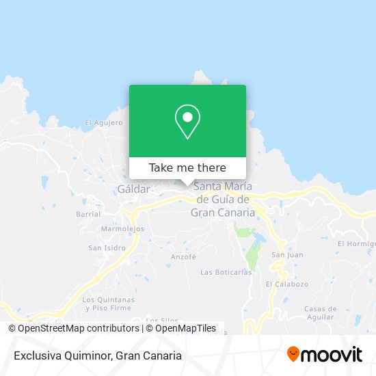 Exclusiva Quiminor map