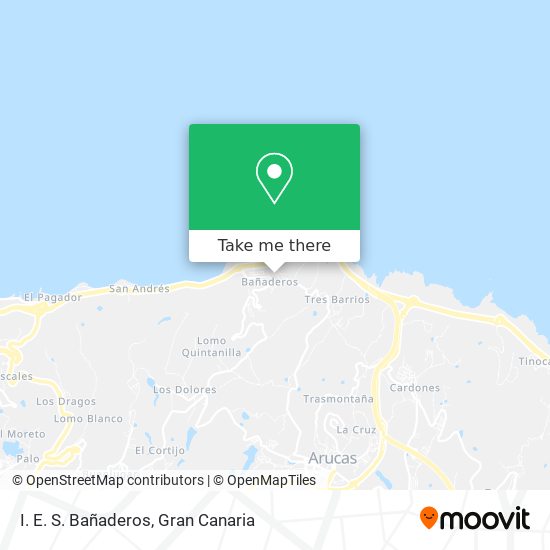 I. E. S. Bañaderos map