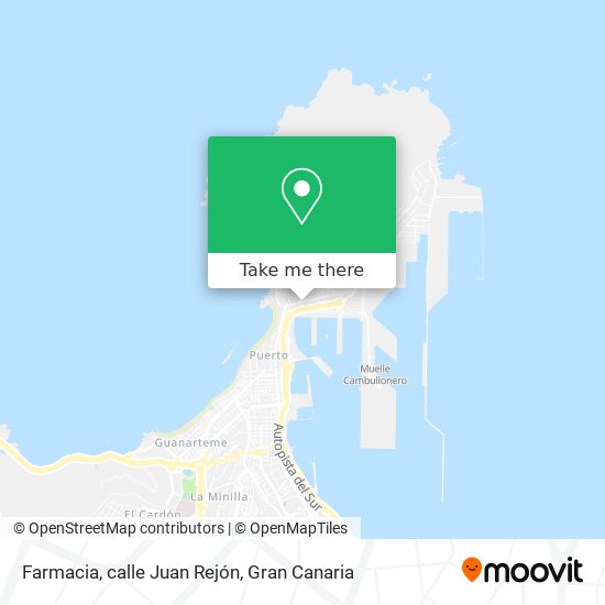 Farmacia, calle Juan Rejón map
