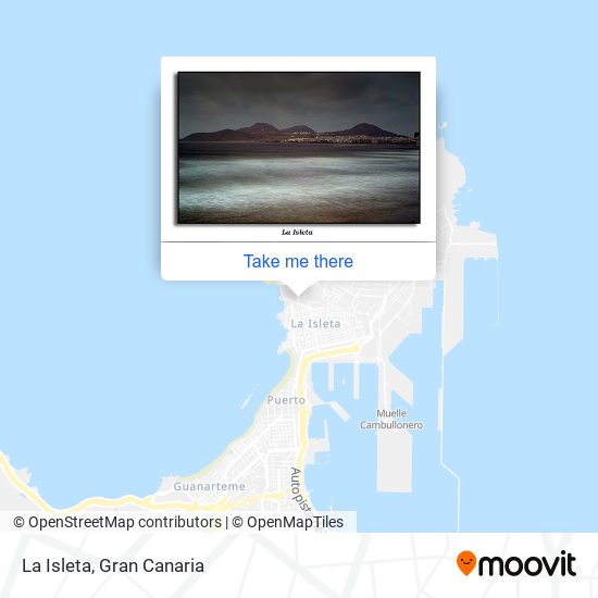 La Isleta map