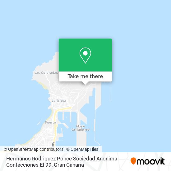 Hermanos Rodriguez Ponce Sociedad Anonima Confecciones El 99 map