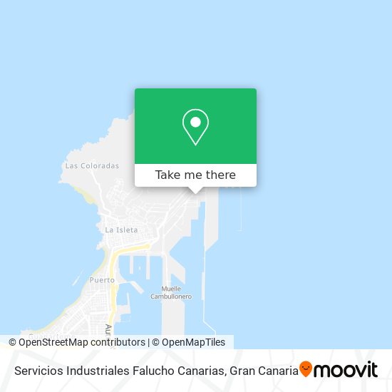 Servicios Industriales Falucho Canarias map