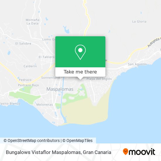 Bungalows Vistaflor Maspalomas map