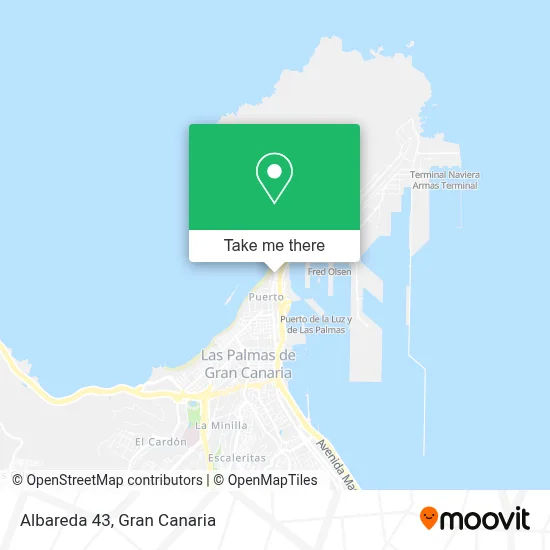 Albareda 43 map