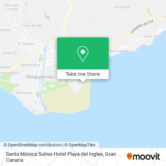 Santa Mónica Suites Hotel Playa del Ingles map