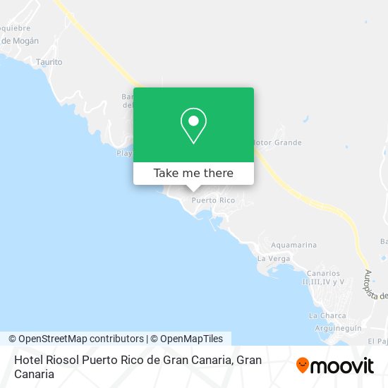 Hotel Riosol Puerto Rico de Gran Canaria map