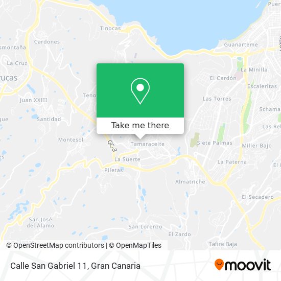 Calle San Gabriel 11 map