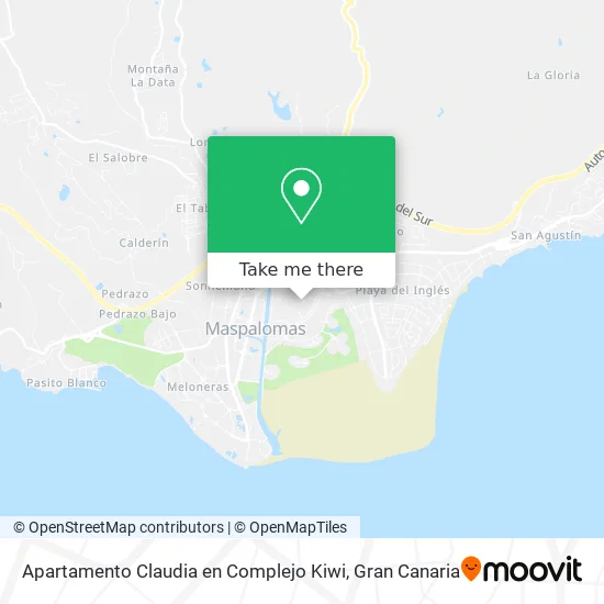 mapa Apartamento Claudia en Complejo Kiwi