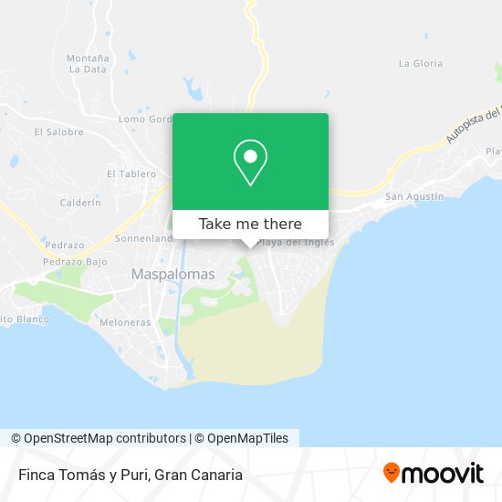 Finca Tomás y Puri map