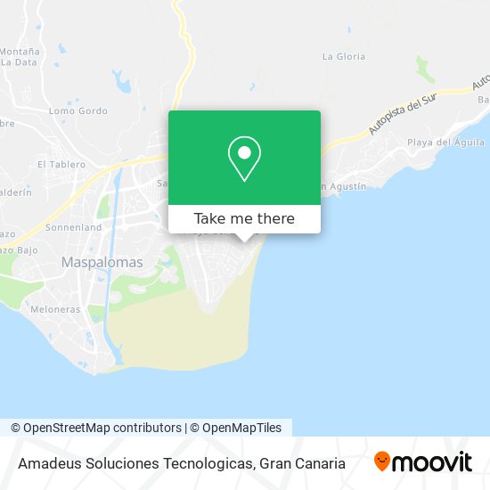 Amadeus Soluciones Tecnologicas map