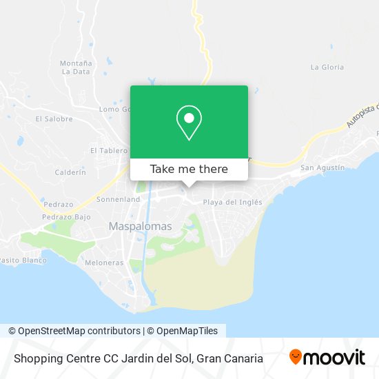 mapa Shopping Centre CC Jardin del Sol