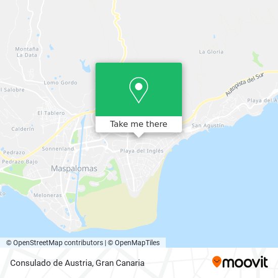 Consulado de Austria map