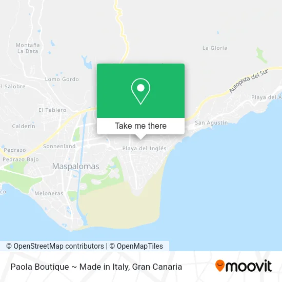 Paola Boutique ~ Made in Italy map