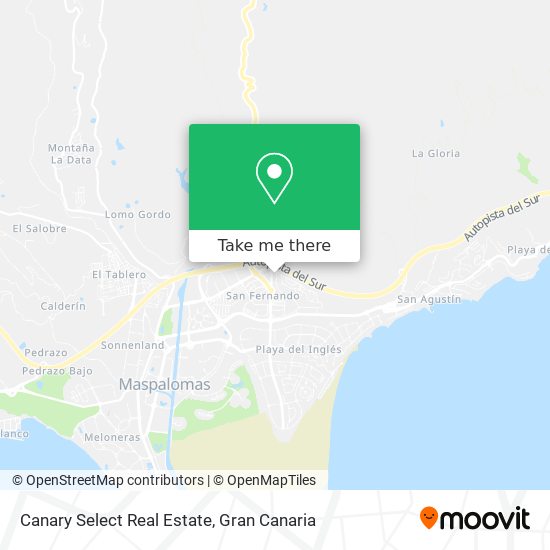 Canary Select Real Estate map