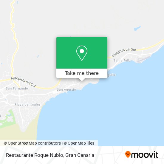 mapa Restaurante Roque Nublo