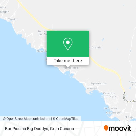 Bar Piscina Big Daddys map