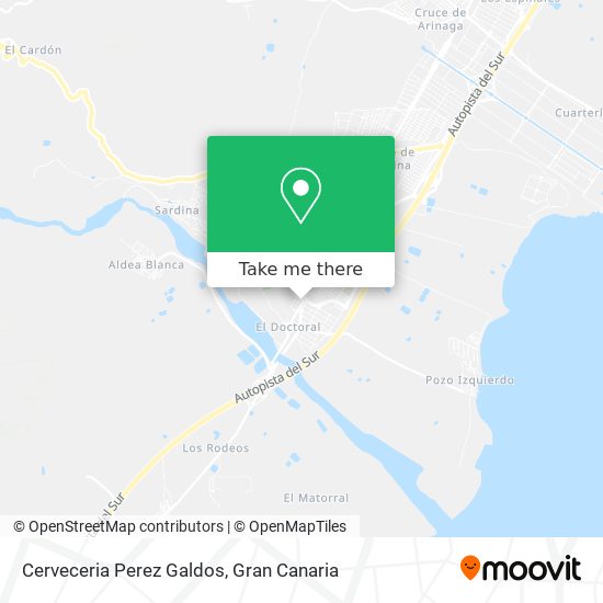 mapa Cerveceria Perez Galdos