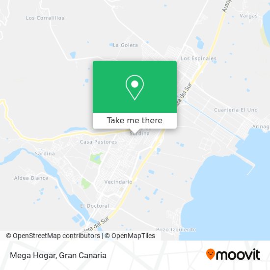 mapa Mega Hogar