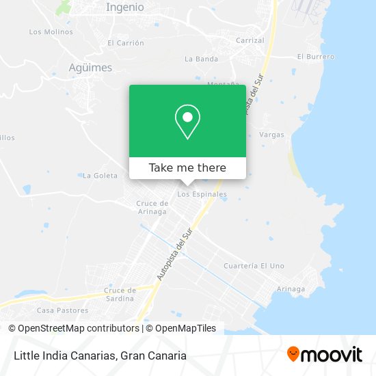 mapa Little India Canarias