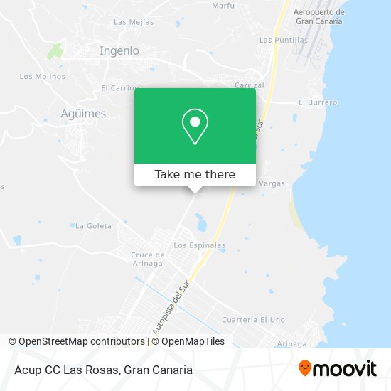 Acup CC Las Rosas map