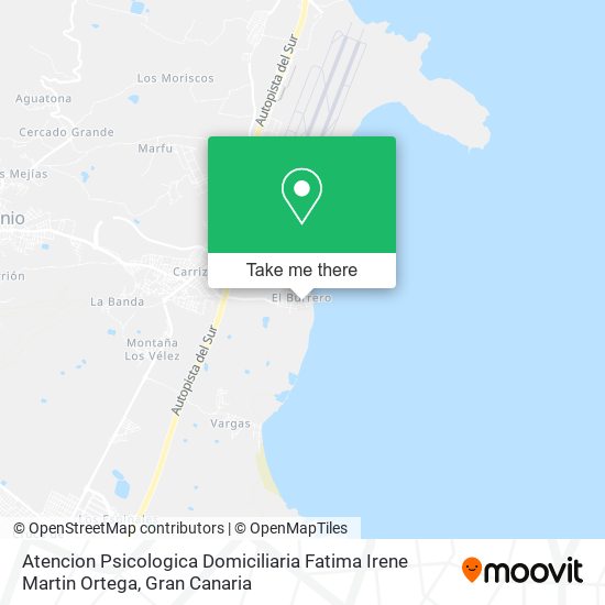 Atencion Psicologica Domiciliaria Fatima Irene Martin Ortega map