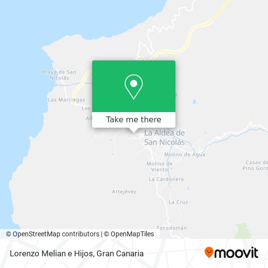 Lorenzo Melian e Hijos map