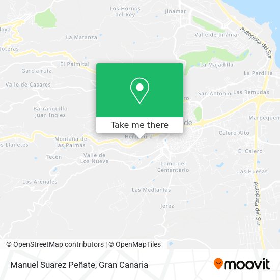 Manuel Suarez Peñate map