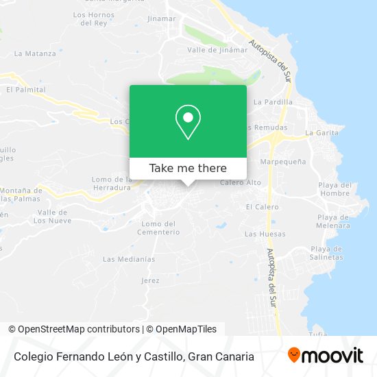 Colegio Fernando León y Castillo map