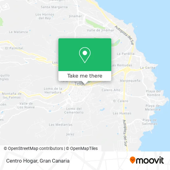 Centro Hogar map