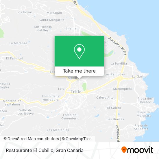 Restaurante El Cubillo map