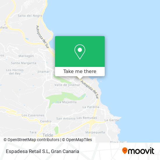 Espadesa Retail S.L map