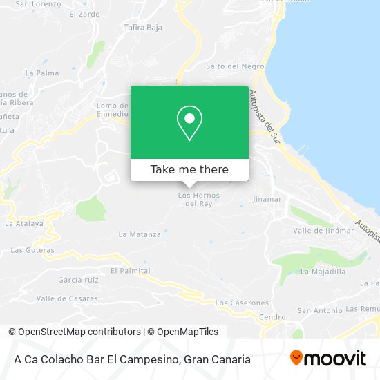 A Ca Colacho Bar El Campesino map